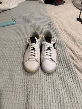 Nike Women's Blazer Low SE Recycled Wool Pack White Black DA4934-100 Size 8.5